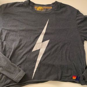 AVIATOR NATION boyfriend crew top